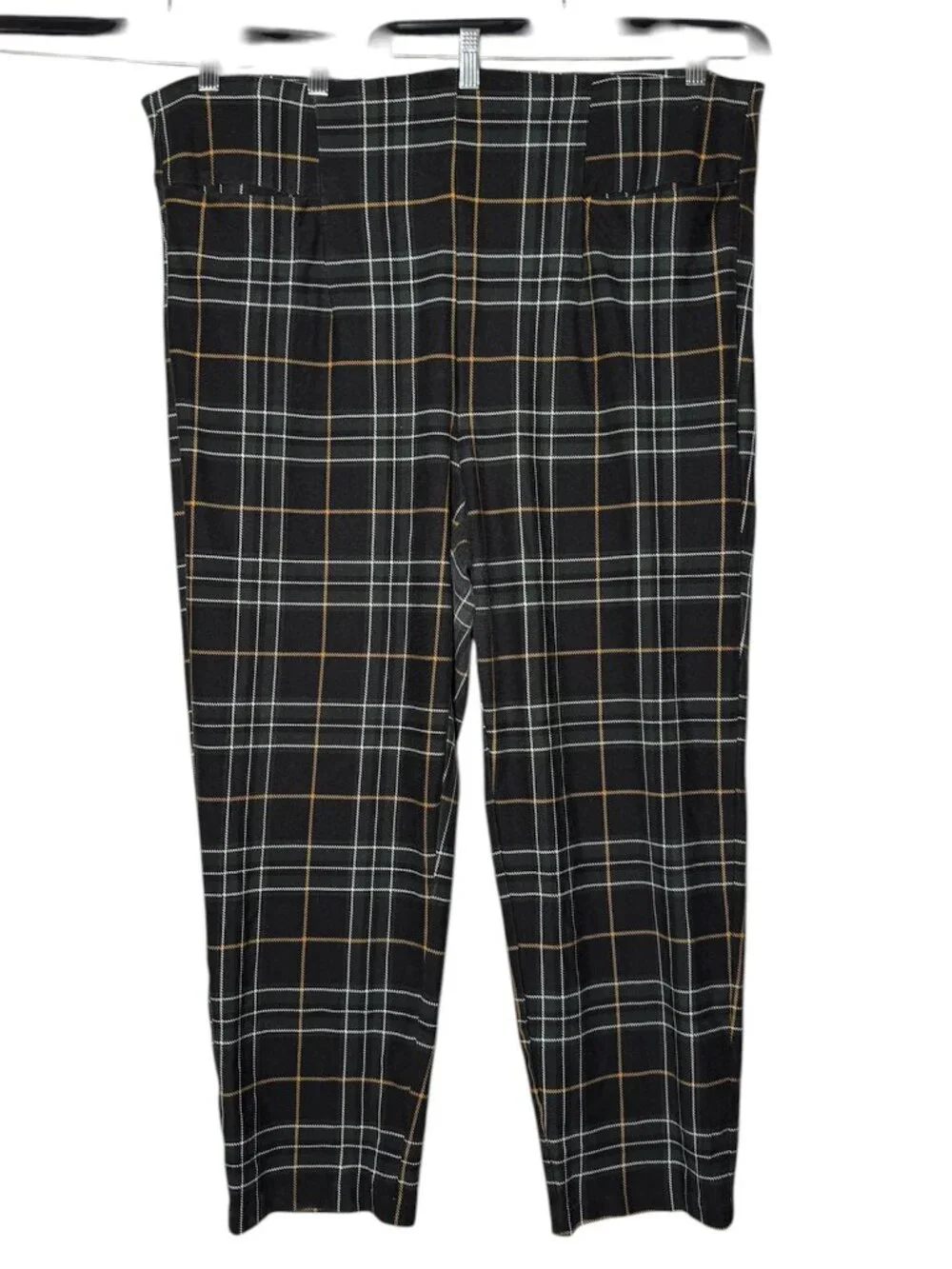Torrid Pencil Studio Luxe Ponte Pant in Study Plaid Deep Black Size 4X / 26 - Picture 2 of 9